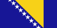 Bosnien und Herzegowina Nationalflagge