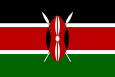 Kenia Nationalflagge